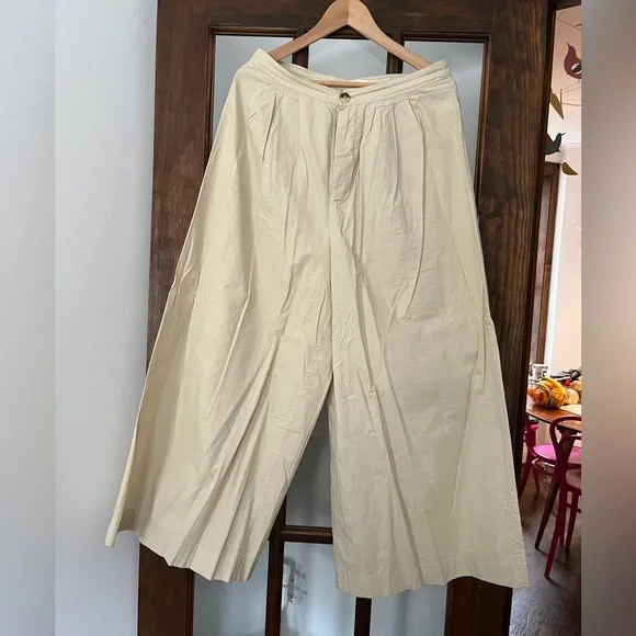 DOEN// VALENTÍN BUTTON UP PANT// LIGHT KHAKI - Picture 2 of 15
